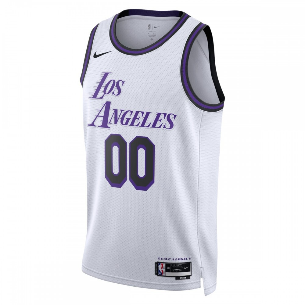 Los Angeles Lakers Unisex 2022/23 Swingman Custom Jersey - City Edition - White-Pro Kit Vault | Brand New 26/27 Sports Jerseys